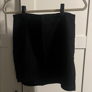 Aritzia Wool Cashmere Blend Black Mini Skirt